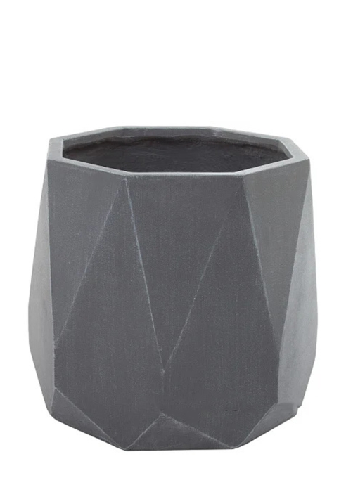 Кашпо Nobilis Marco "Diamond white grey Prizm", D42,5хH37 см