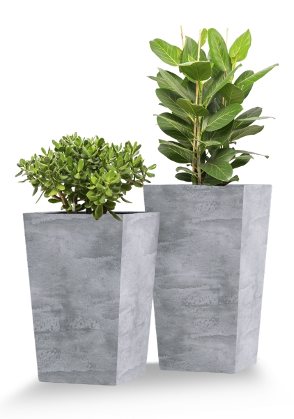 Кашпо CONCRETIKA CONIC CONCRETE GREY LIGHT