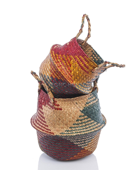 Корзина большая цветная