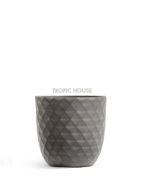 Кашпо TREEZ ERGO, Чаша-конус, Мокко