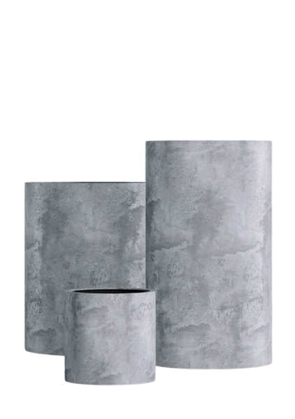 Кашпо CONCRETIKA CYLINDER CONCRETE GREY LIGHT