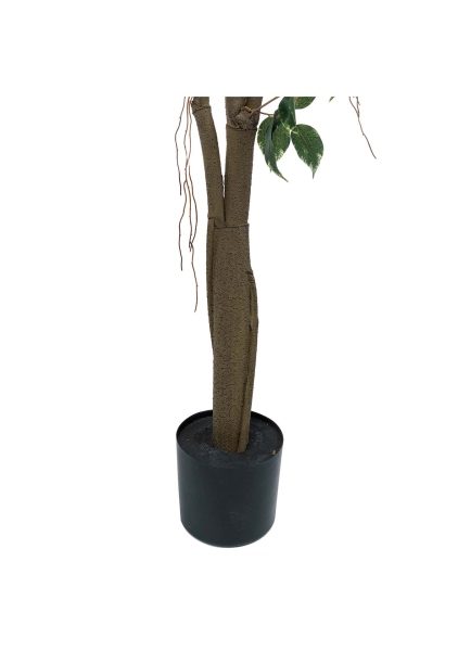 Дерево искусственное в кашпо "Фикус Бенджамина пестрый", Н180 см, 705 листьев