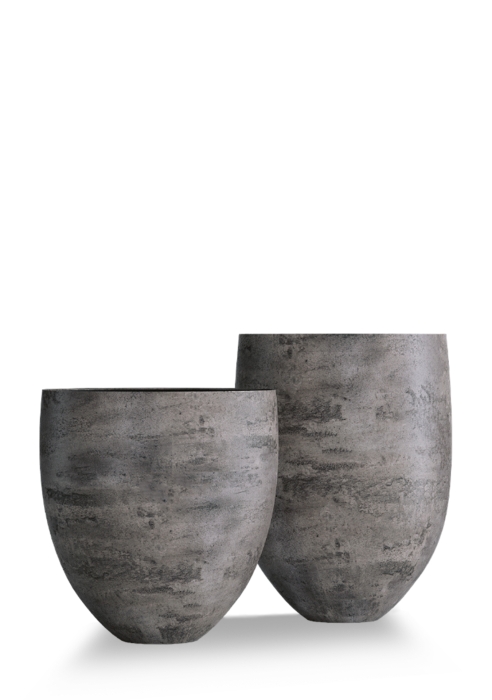 Кашпо CONCRETIKA BARREL CONCRETE GREY DARK
