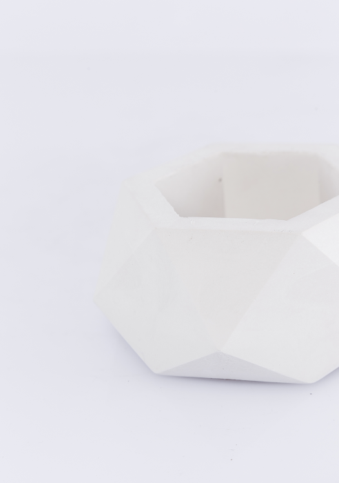 Кашпо бетонное настольное ТН 08