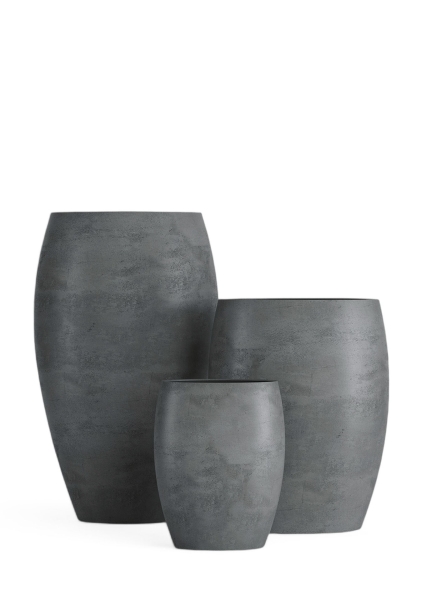 Кашпо CONCRETIKA OVAL SMOKEY BLUE