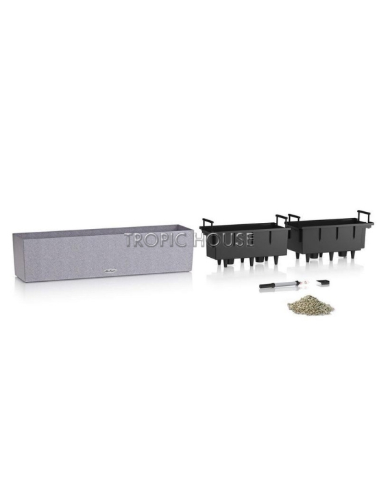 Кашпо LECHUZA BALCONERA Stone 80х19 см