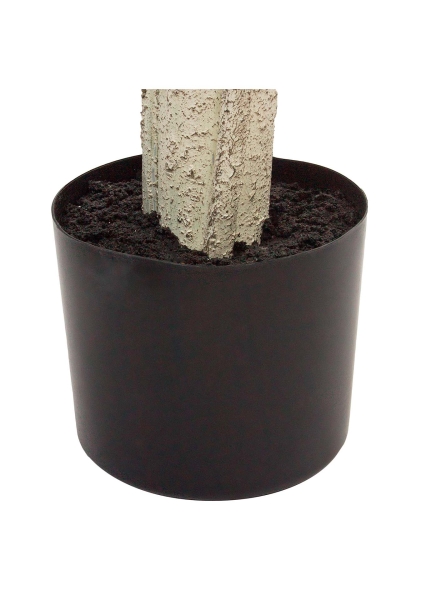 Дерево искусственное в кашпо "Береза", H152 см, 555 листьев