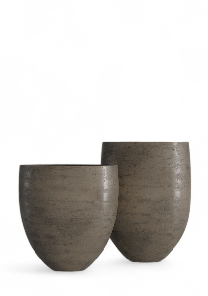 Кашпо CONCRETIKA BARREL SMOKEY GREY