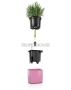 Кашпо LECHUZA CUBE Glossy Kiss 14х13.5 см