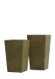 Кашпо CONCRETIKA CONIC AVOCADO GREEN