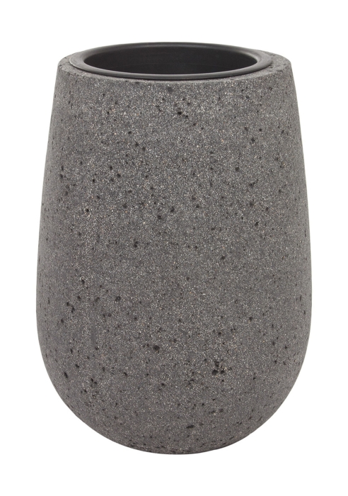 Кашпо Nobilis Marco "Plain laterite grey Jar" (файкостоун), D30хH41 см