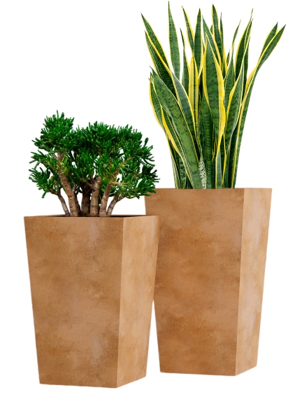 Кашпо CONCRETIKA CONIC CLASSIC CLAY