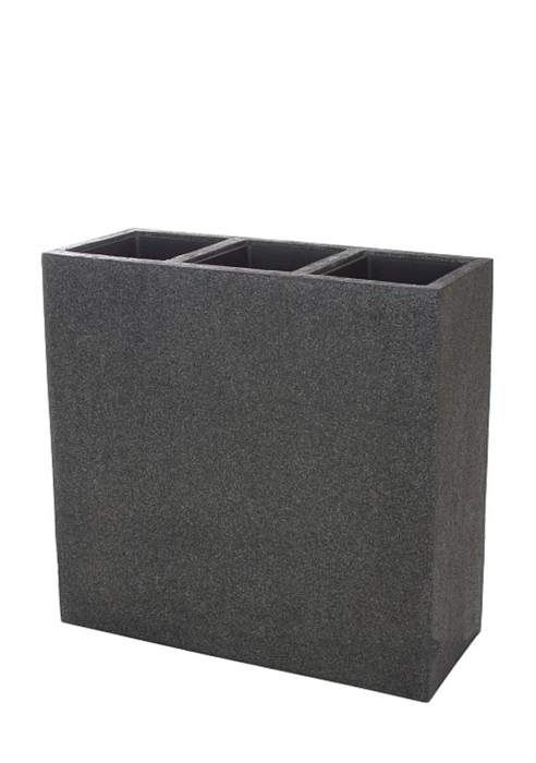 Кашпо Nobilis Marco Rock2-grey Rectangle