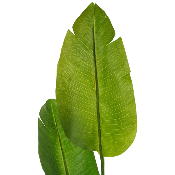 Растение искусственное в кашпо "Стрелиция люкс", H120 см, 13 веток