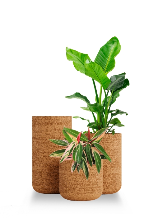 Кашпо CONCRETIKA TOPPER EROSIA OCHRE