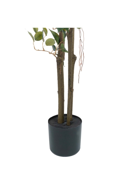 Дерево искусственное в кашпо "Фикус Бенджамина", Н180 см, 846 листьев