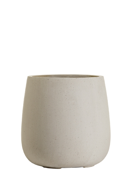 Кашпо TREEZ Effectory, Design-Чаша, Белый песок, Арт. 41.3321-02-072-BE-34