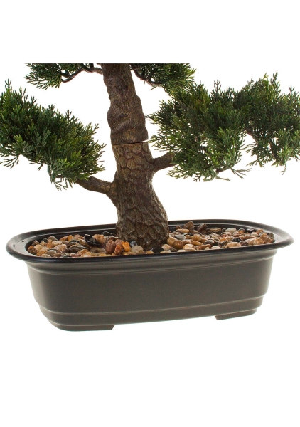 Дерево искусственное в кашпо "Бонсай", H44 см