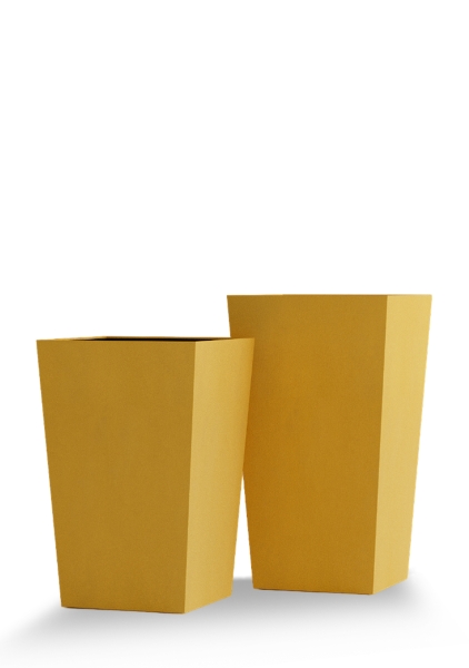 Кашпо CONCRETIKA CONIC GOLD