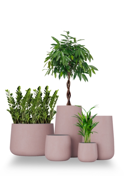 Кашпо CONCRETIKA CONE COCOA