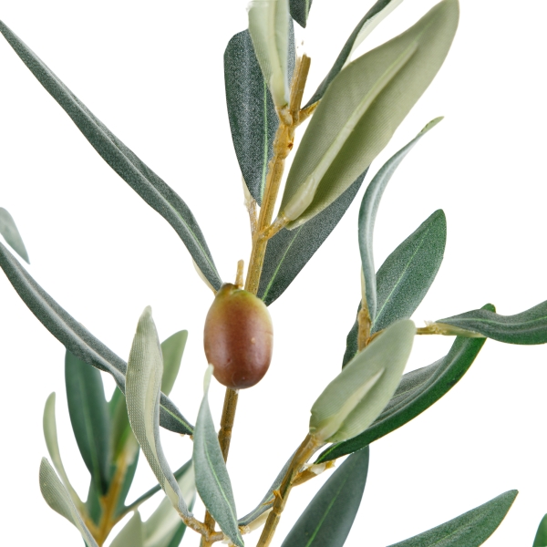 Дерево искусственное в кашпо "Олива люкс", H120 см, 436 листьев