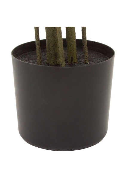 Дерево искусственное в кашпо "Балеарский Самшит", Н152 см, 2 головы, 1500 листьев