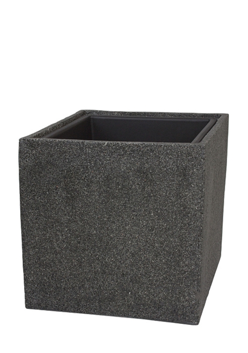 Кашпо Nobilis Marco "Rock2-grey Cube"