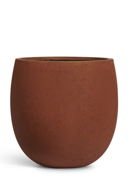 Кашпо TREEZ ERGO, Concrete, Чаша, Цвет Кортен