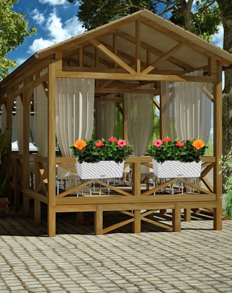 Гибискусы микс в Cottage 50 Гибискусы микс в Cottage 50