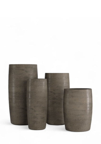 Кашпо CONCRETIKA CIGAR SMOKEY GREY
