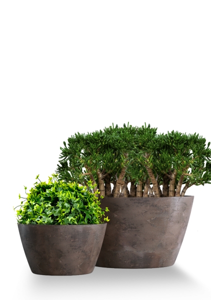 Кашпо CONCRETIKA BOWL TAUPE CONCRETE