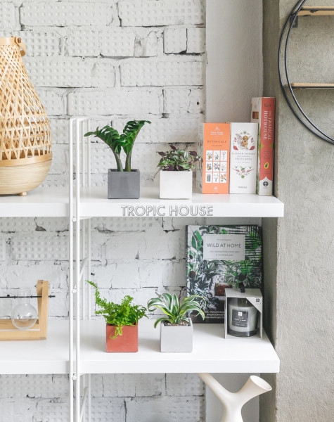 Кашпо бетонное настольное ТН 21