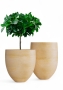 Кашпо CONCRETIKA BARREL LEMON CLAY