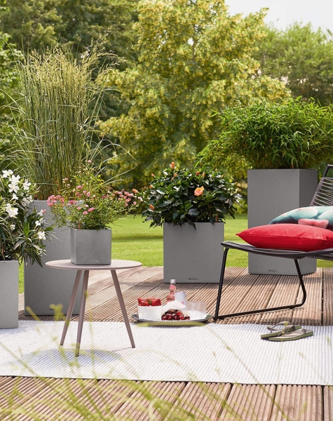 Кашпо LECHUZA Canto Stone 14х13.5 см