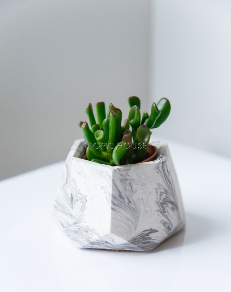 Кашпо бетонное настольное ТН 06