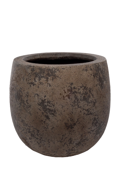 Кашпо Nobilis Marco "Plain patina brown Round"