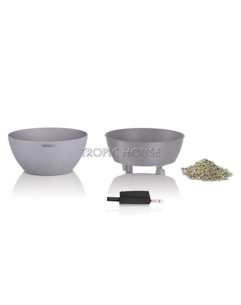 Кашпо LECHUZA CUBETO Stone 40х18 см