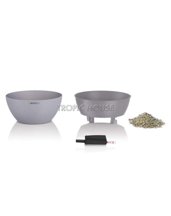 Кашпо LECHUZA CUBETO Stone 40х18 см