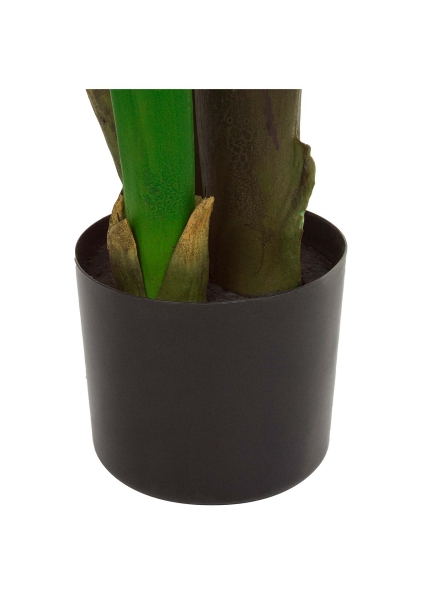 Растение искусственное в кашпо "Стрелиция люкс", H180 см, 13 веток