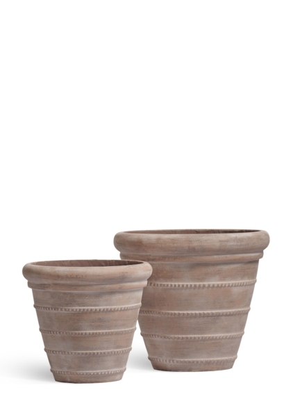 Кашпо TREEZ ERGO, Italica, Классический конус, Капучино