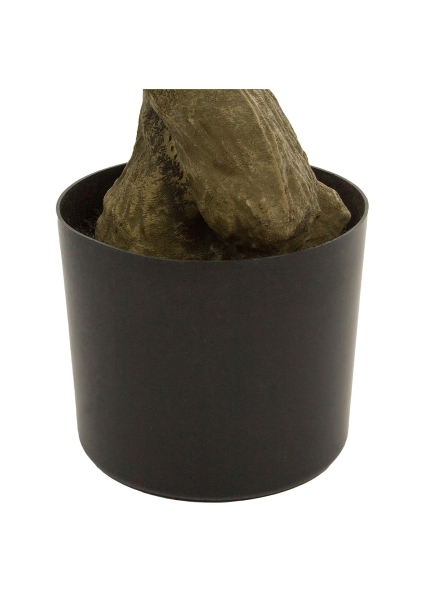 Дерево искусственное в кашпо "Фикус Бенджамина", Н120 см, 2 головы, 744 листа