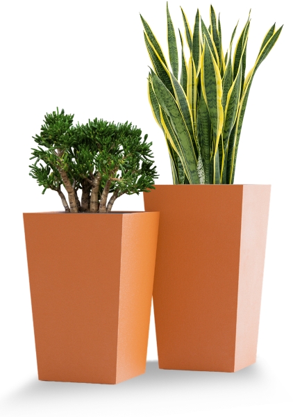 Кашпо CONCRETIKA CONIC CARROT