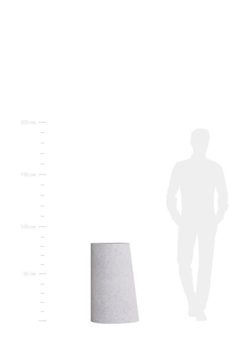 Кашпо CONCRETIKA DUET EGG WHITE