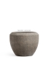Кашпо TREEZ Effectory, Чаша , Серо-коричневый туф