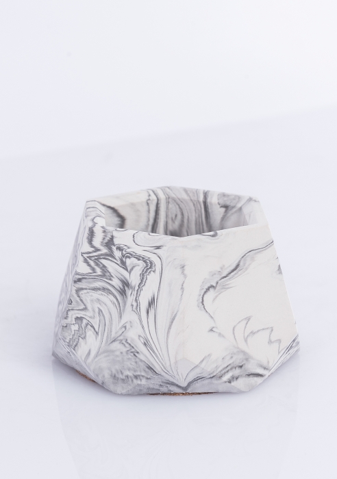 Кашпо бетонное настольное ТН 06