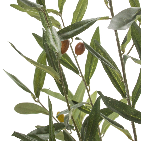 Дерево искусственное в кашпо "Олива", H120 см