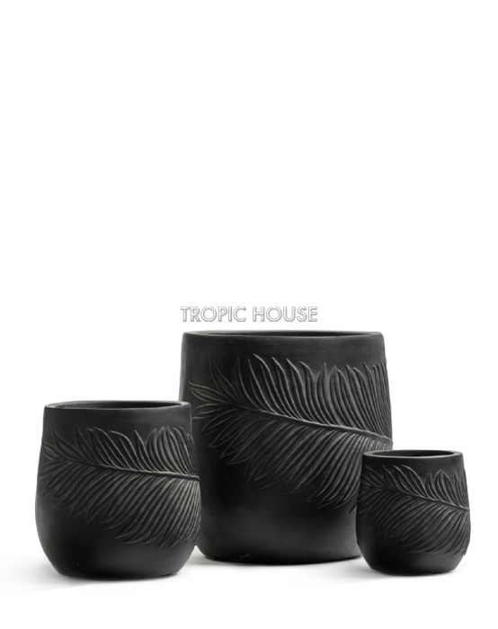 Кашпо TREEZ ERGO, Чаша, Антрацит