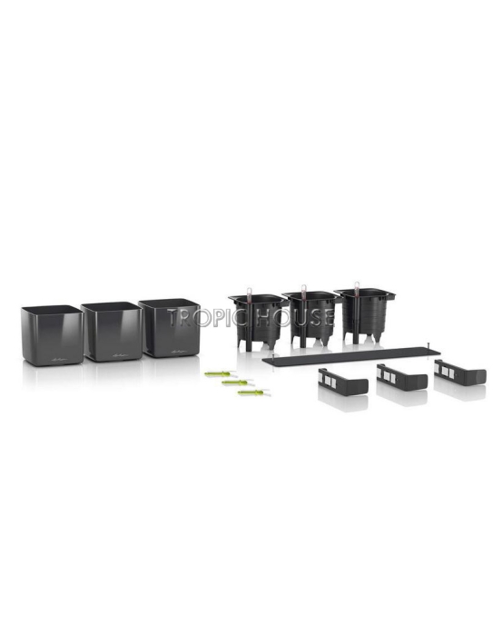 Кашпо LECHUZA ЗЕЛЕНАЯ СТЕНА Home Kit Glossy 14х13.5 см