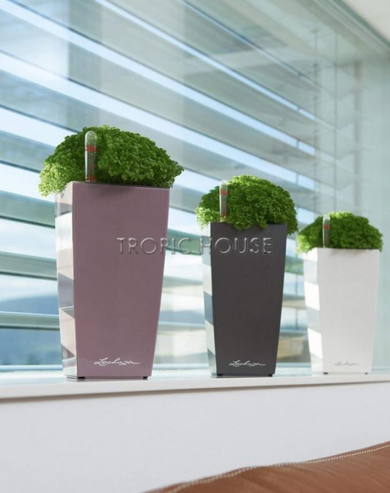 Кашпо LECHUZA MINI-CUBI 9х18 см