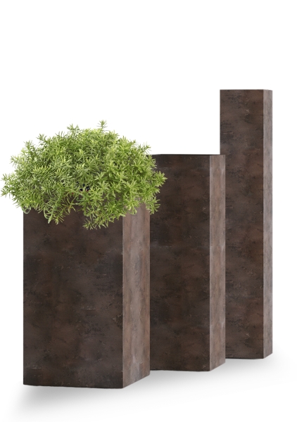 Кашпо CONCRETIKA COLONNA TAUPE CONCRETE